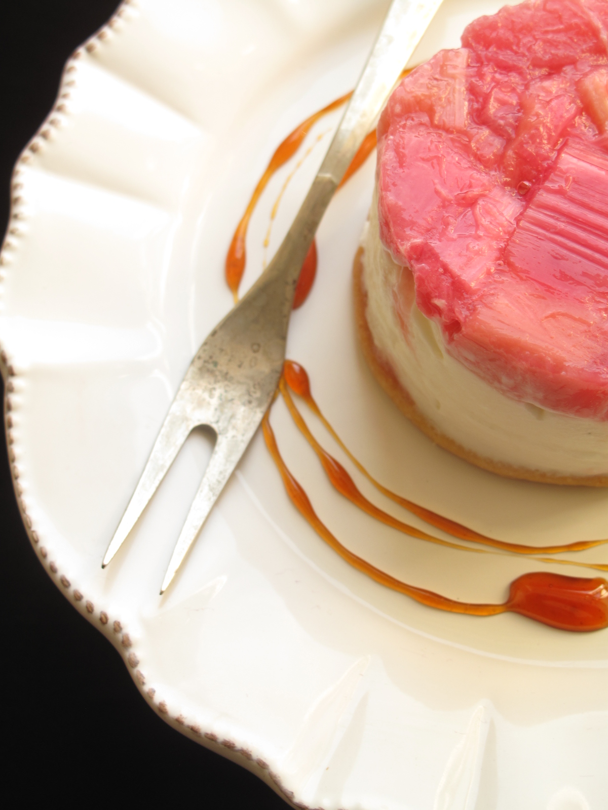 Roasted Rhubarb Tian