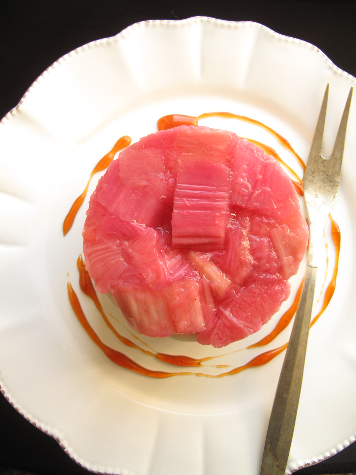 Roasted Rhubarb Tian