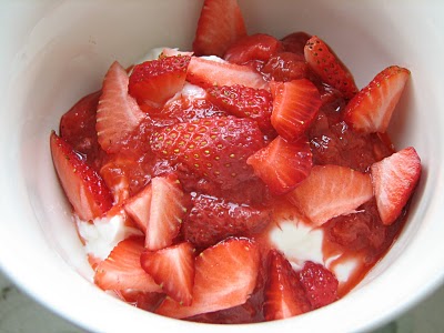 Stawberry and Rhubarb Compote