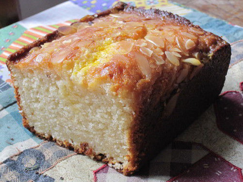 Almond Cake with Orange-Flower Water Syrup