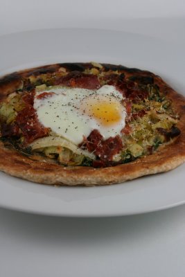 Leek, Prosciutto, and Egg Tart