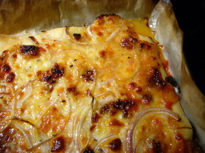 Bacon Marmalade and Red Onion Pizza