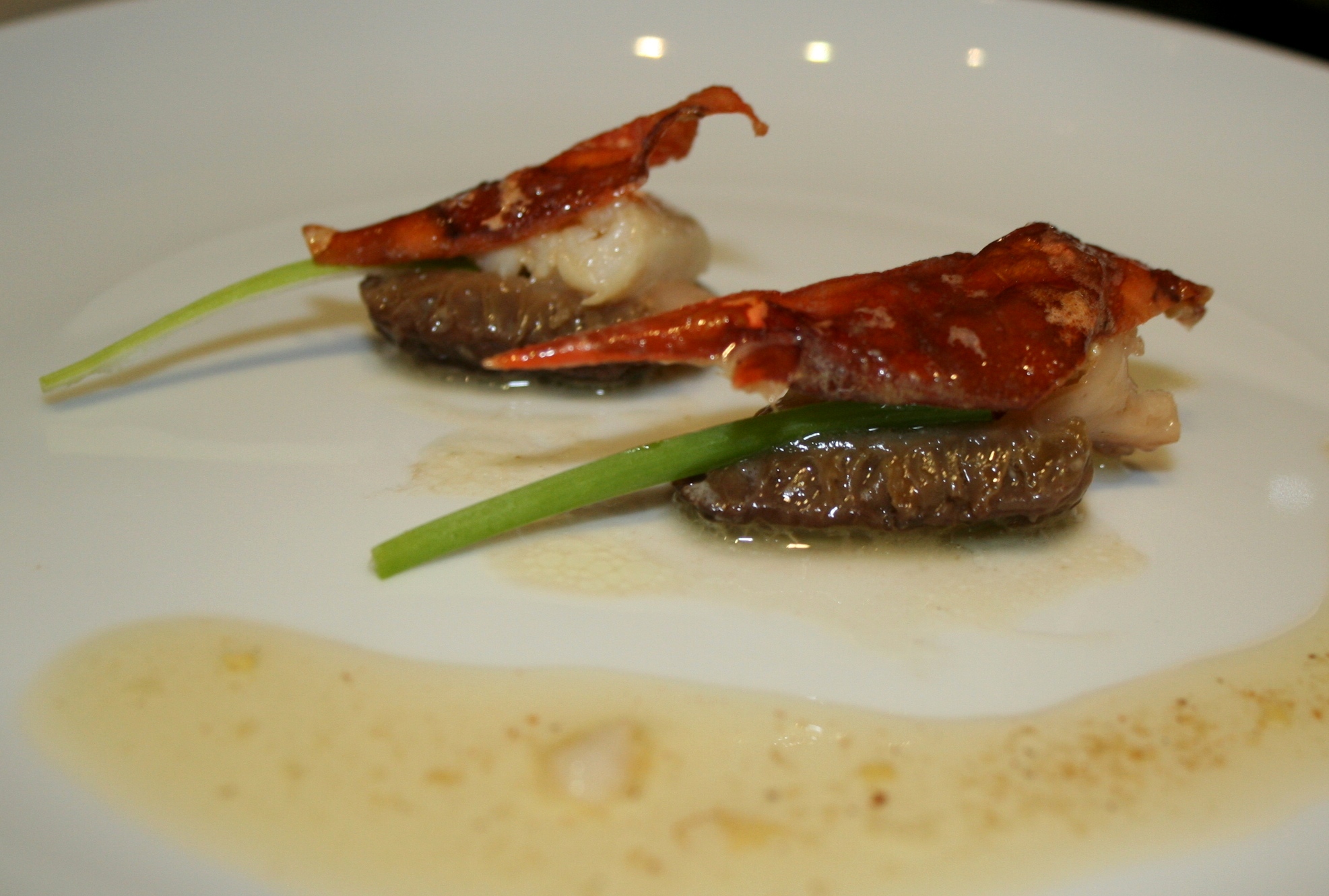 Fresh Morels with Soft Shell Crab and Crispy Carapace