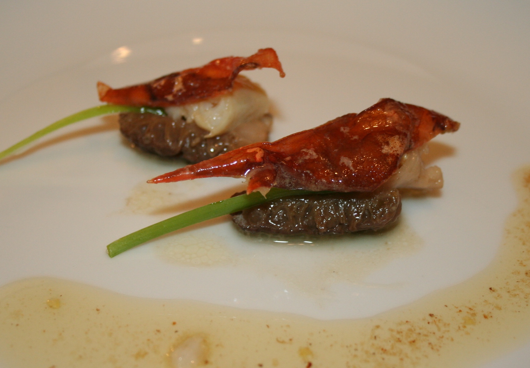 Fresh Morels with Soft Shell Crab and Crispy Carapace