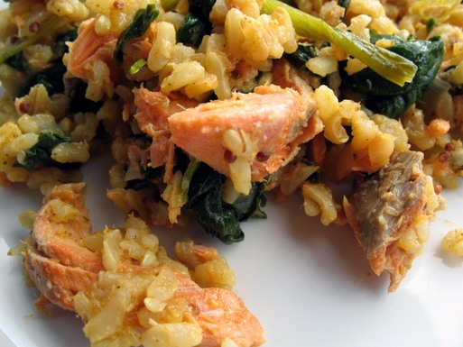 Leftover Salmon Kedgeree
