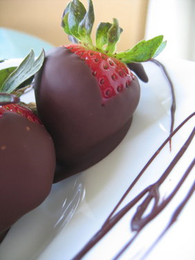 Dark Chocolate Dipped Strawberries