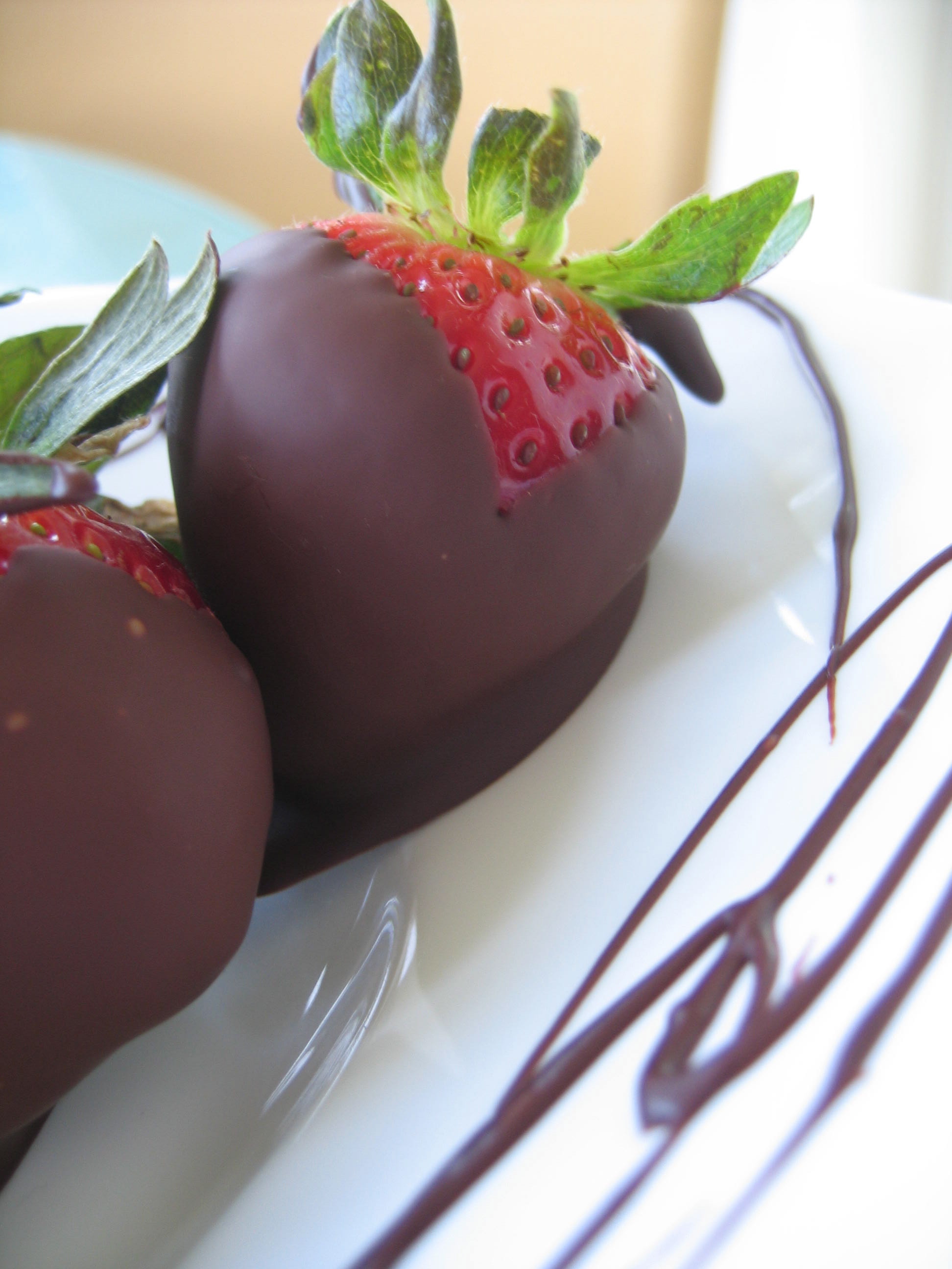 Dark Chocolate Dipped Strawberries recipe on
