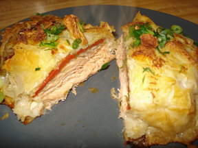 Crispy Salmon Pockets