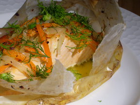 Salmon en Papillote