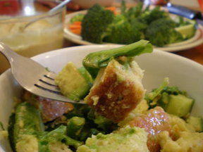 Caesar Bread Salad or Panzanella Giulio