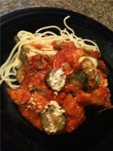 Eggplant Parmigiana, but healthy!