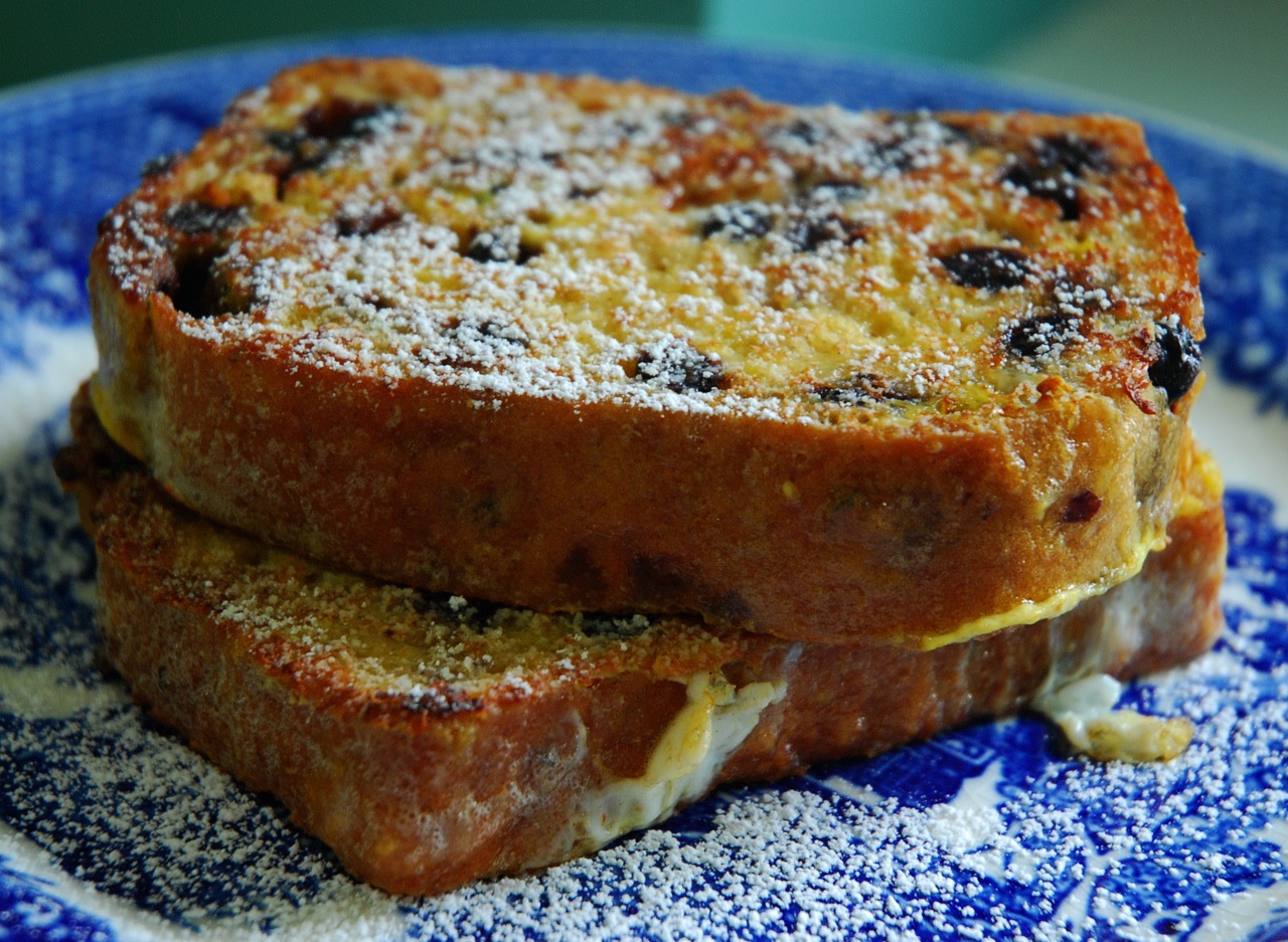 Pain Perdu with Blueberry Lemon Bread
