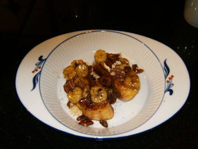 Pain Perdu with Bananas and Pecans