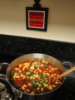 Harvest Minestrone with Herb Lemon Pesto