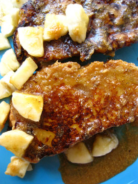 Buttermilk French Toast with Jay's Peanut Butter Maple Syrup