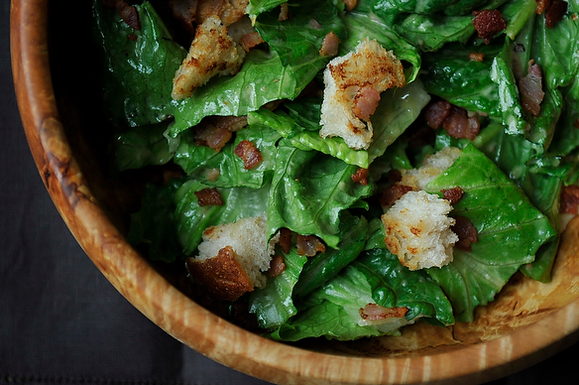 Caesar Salad with Pancetta