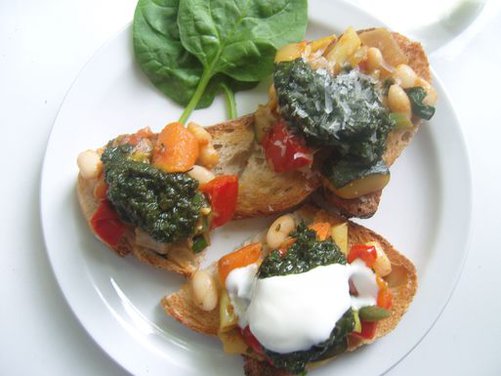 Pistou Bruschetta