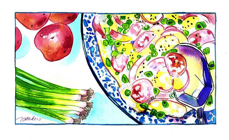 Potato Salad á la Cornwall