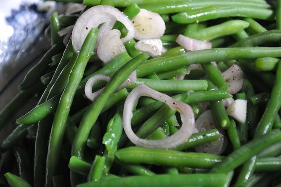Skinny Green Beans with Shallots
