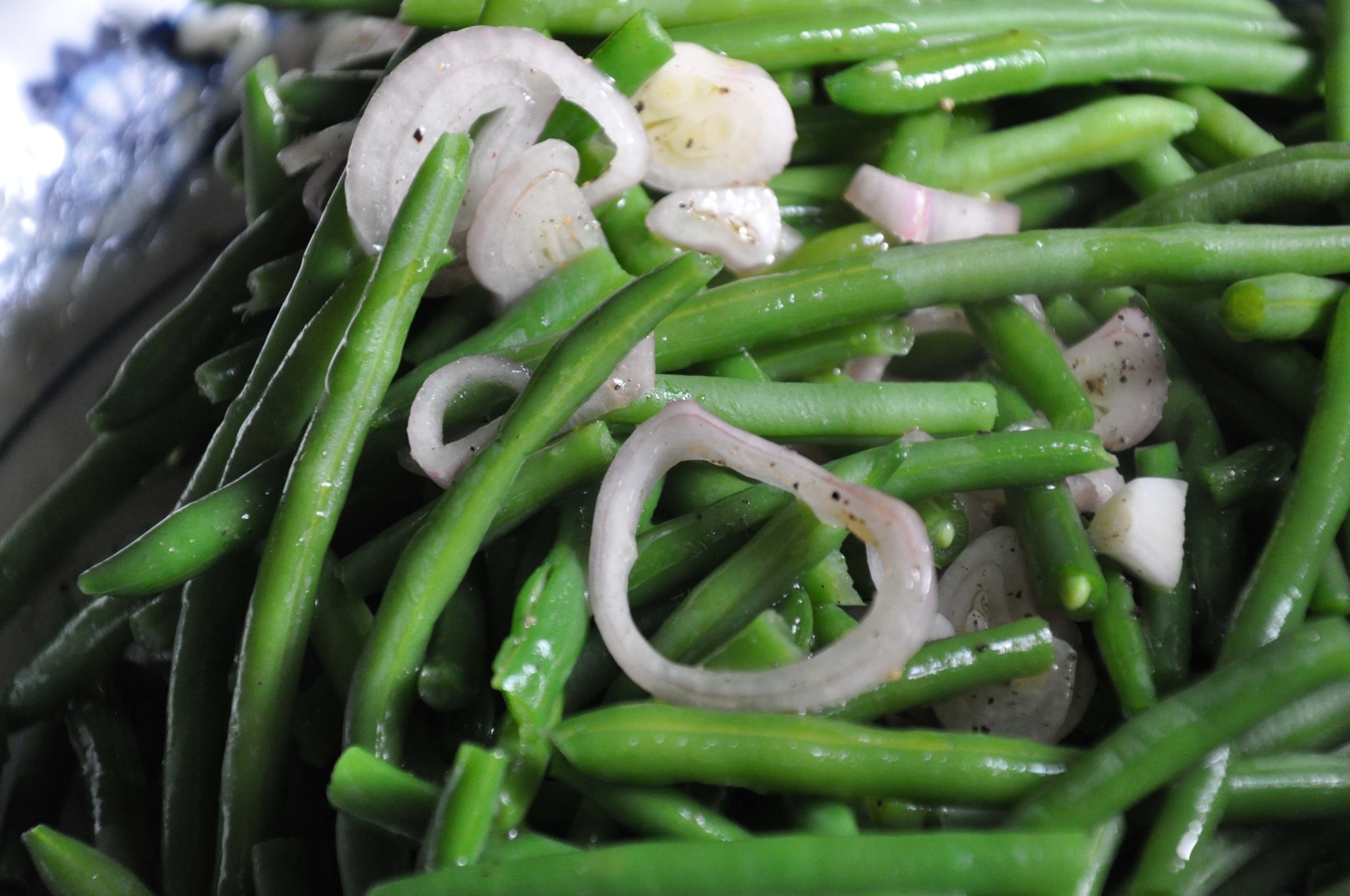 Skinny Green Beans with Shallots