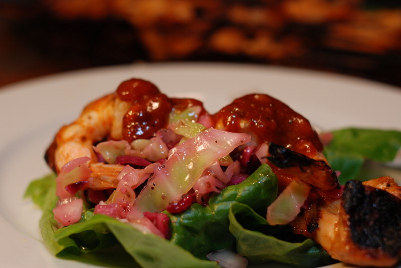 Yucatan Chicken and Shrimp Skewers