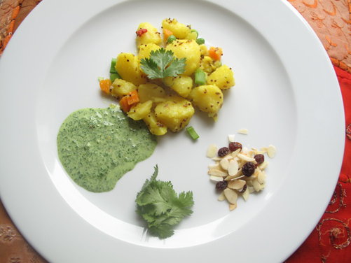 Indian-spiced potato salad