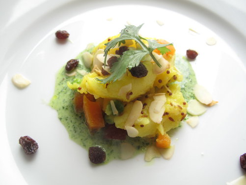 Indian-spiced potato salad