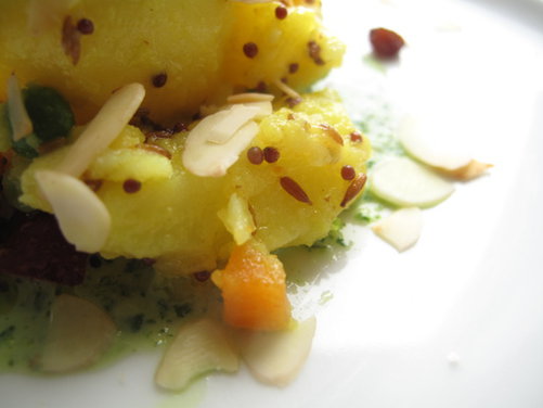 Indian-spiced potato salad
