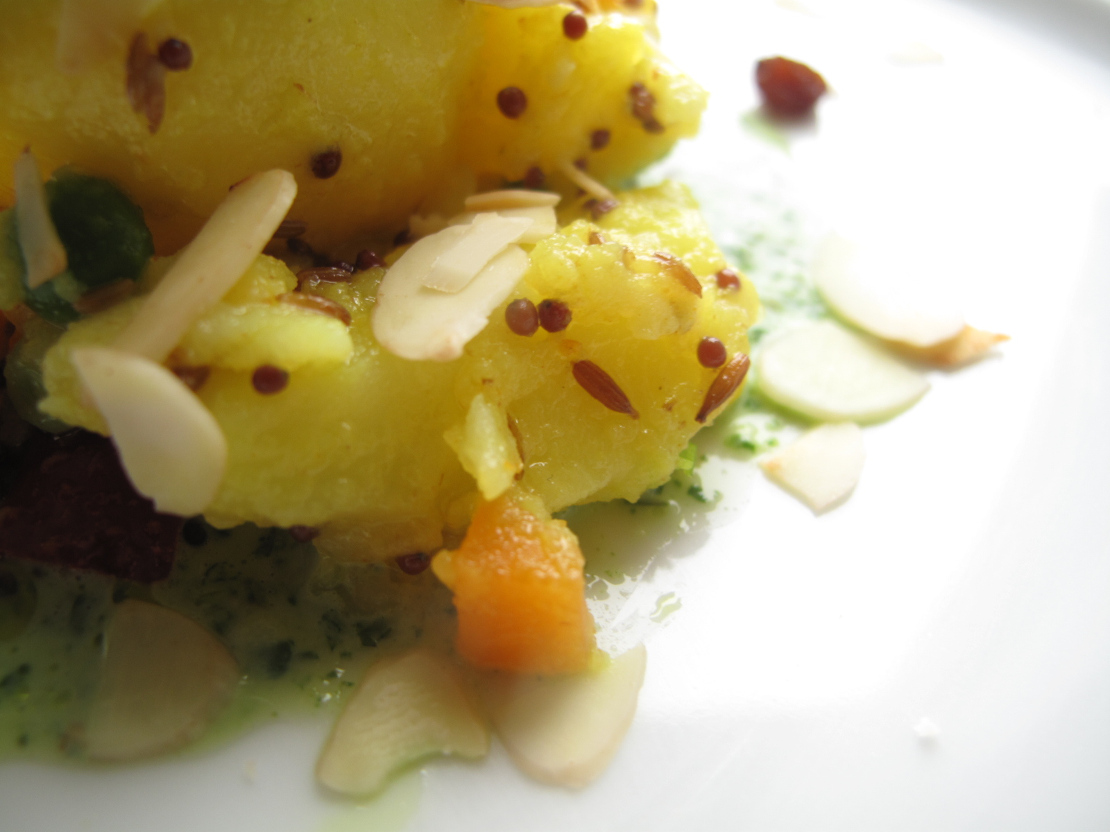 Indian-spiced potato salad