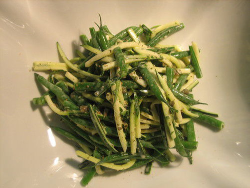 French Bean Salad with Tarragon and Green Peppercorn