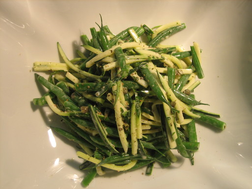 French Bean Salad with Tarragon and Green Peppercorn