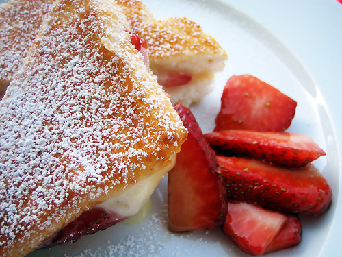 Strawberry Grilled Cheese Sandwiches