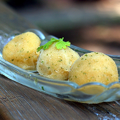 Cantaloupe Cilantro Sorbet