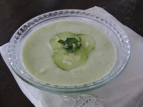 Cucumber Honeydew Soup