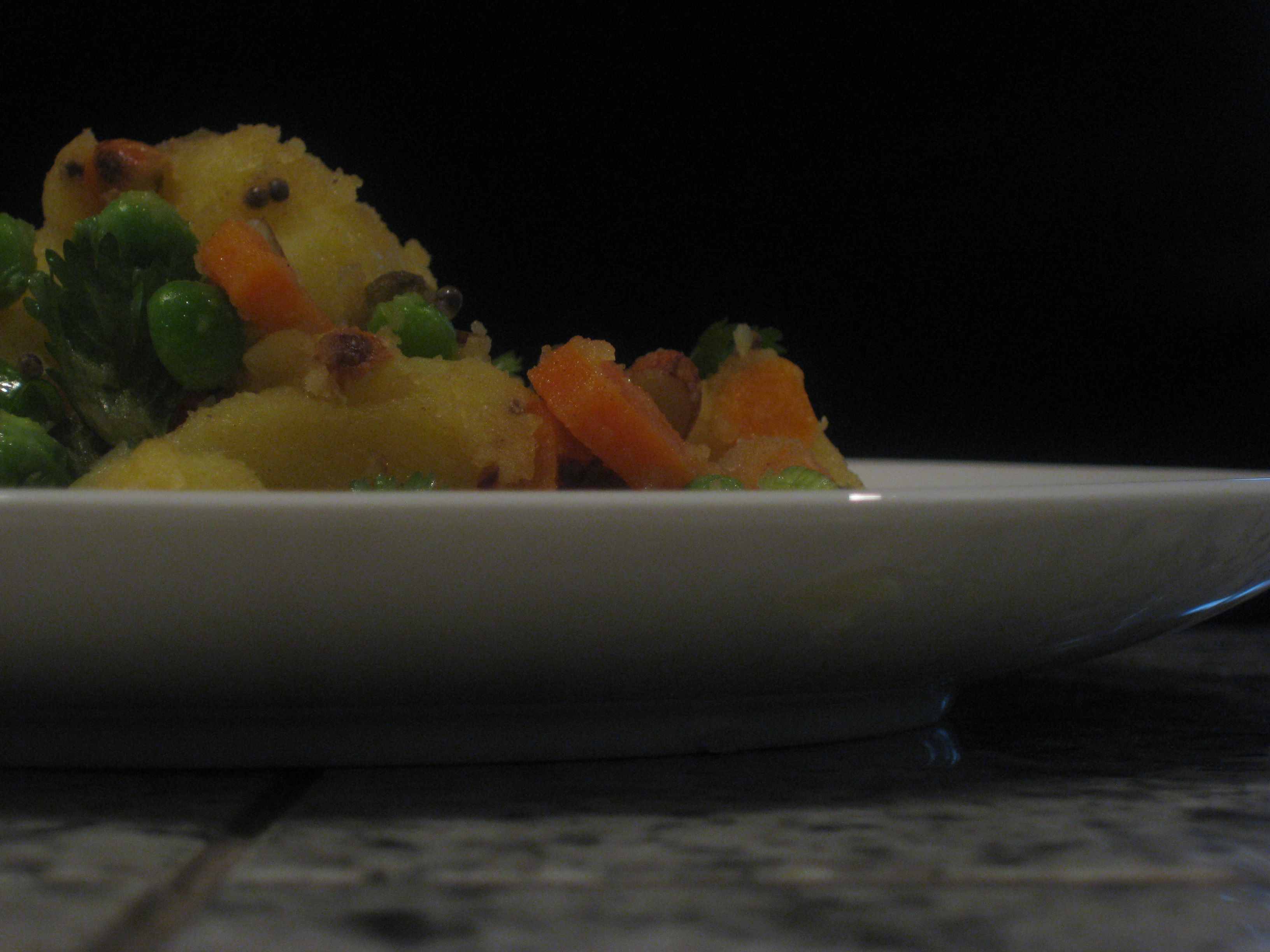 Indian-spiced potato salad