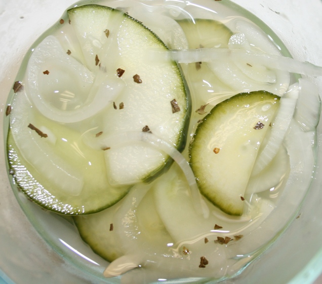 Summer Cucumber Salad (a.k.a. quick pickle)