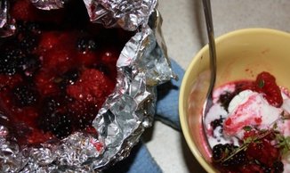 Grilled Berries with Lemon and Thyme
