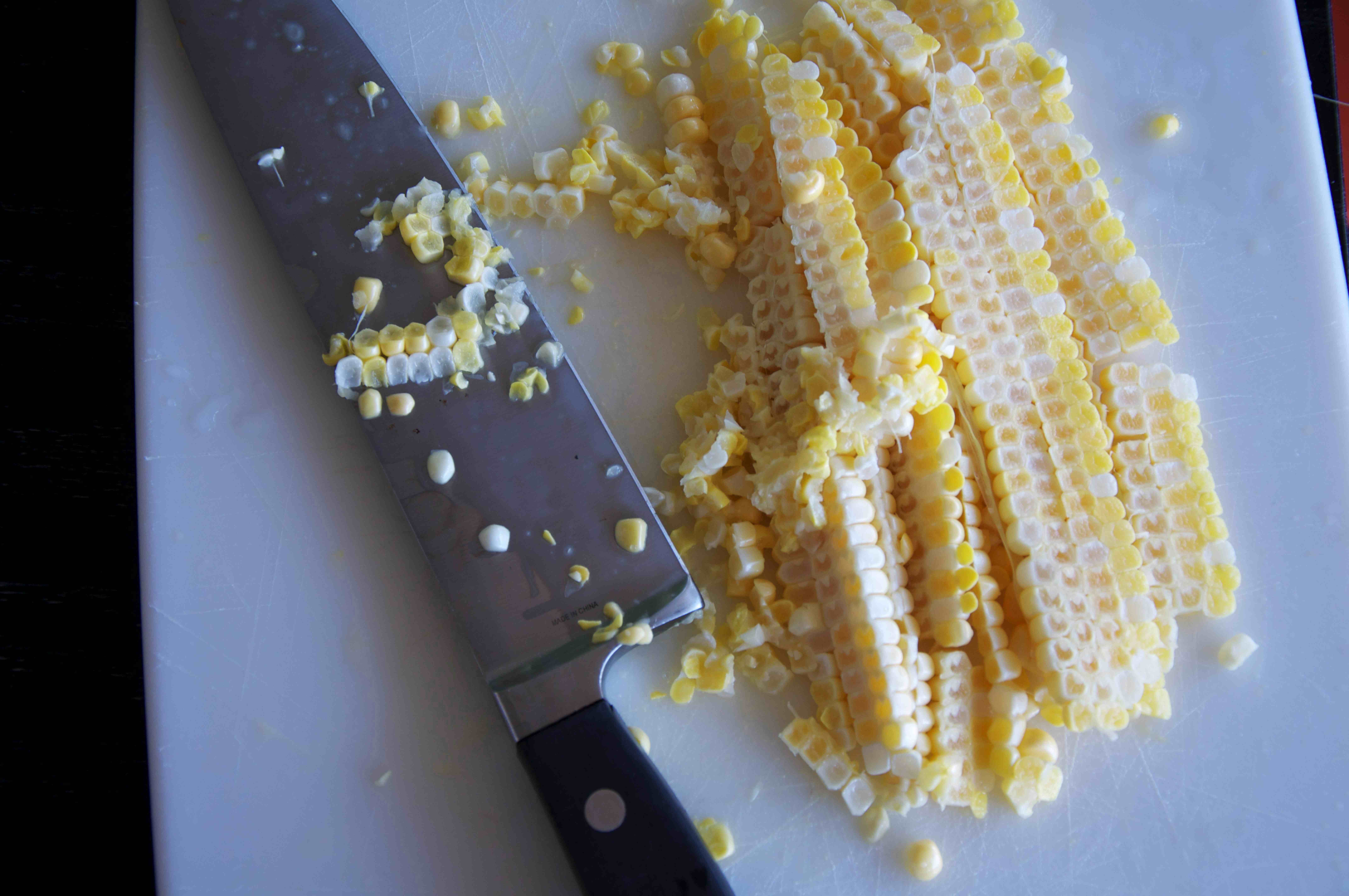Sweet Corn and Cucumber Salad with Goat Cheese