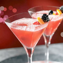 Pink soft drink
