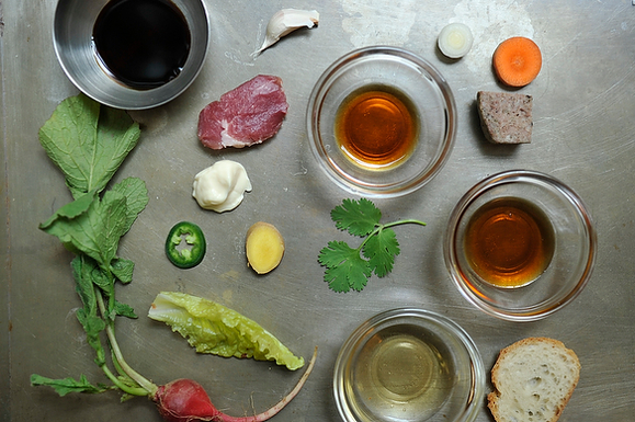 Caramelized Pork Bánh Mì