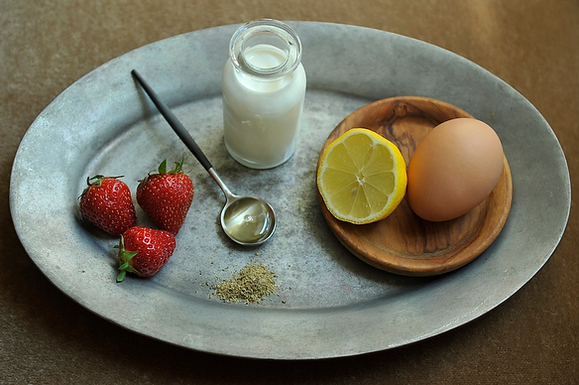 Strawberry-Fennel Ice Cream