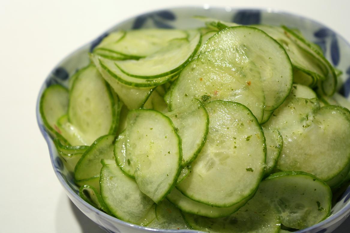 Mojito Cucumber Salad