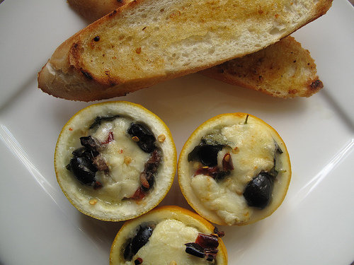 Stuffed, Baked Lemons 