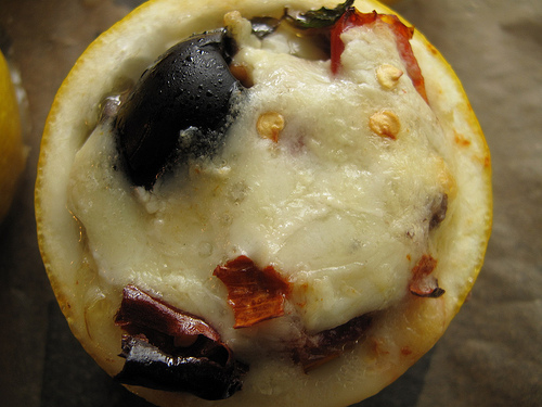 Stuffed, Baked Lemons 