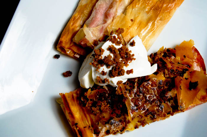 Chorizo & Cheddar Phyllo Wraps