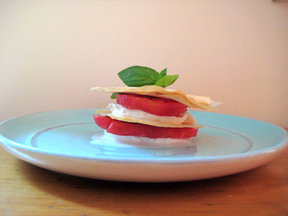Fresh Mozzarella and Tomato Napoleon