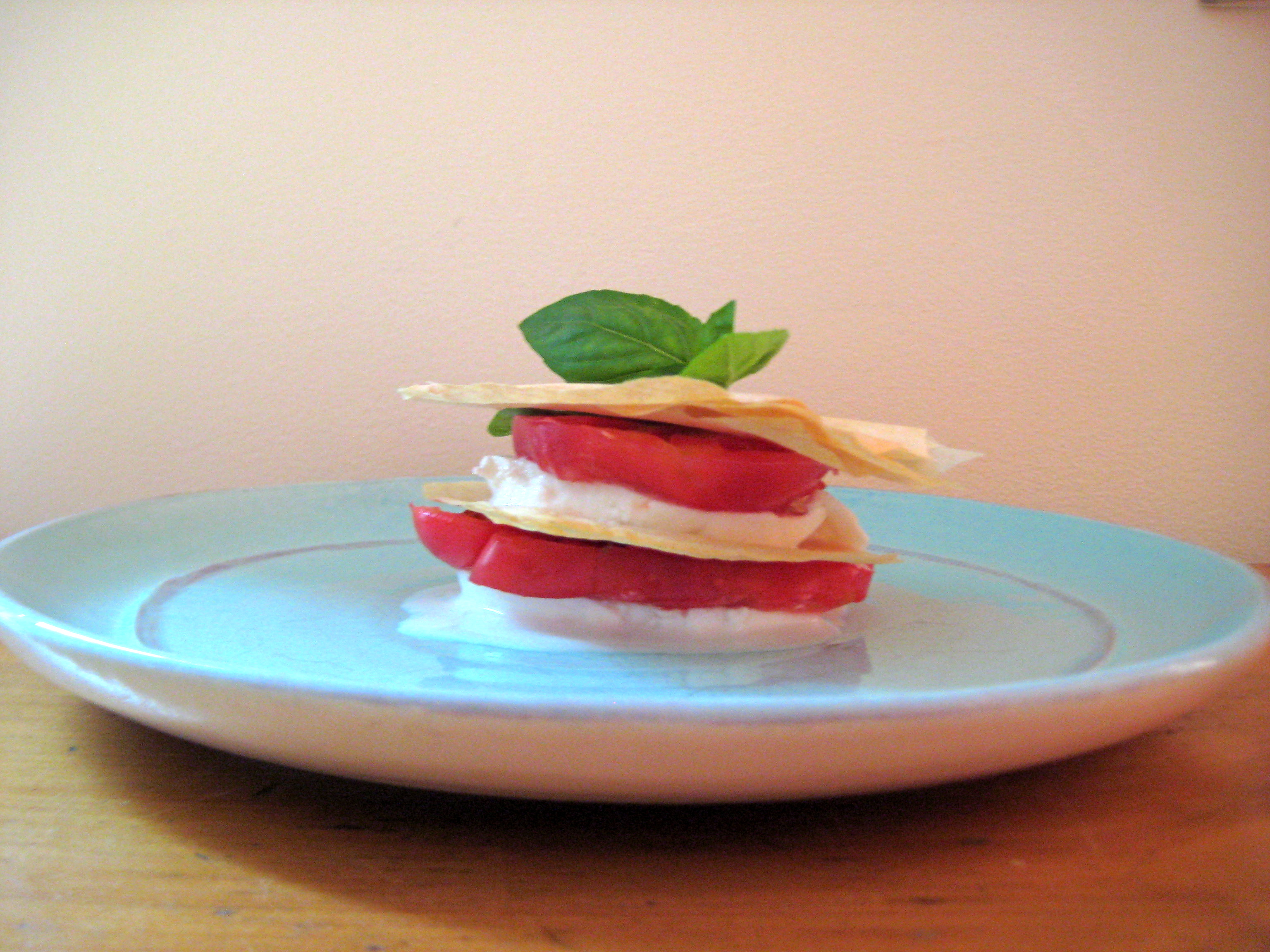 Fresh Mozzarella and Tomato Napoleon