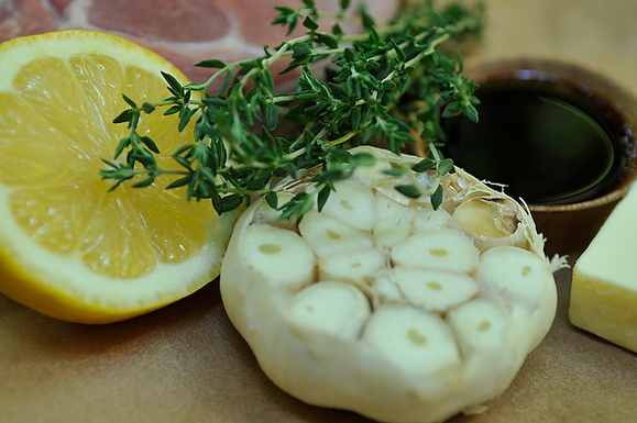 Veal Chops Lombatina with Roasted Garlic