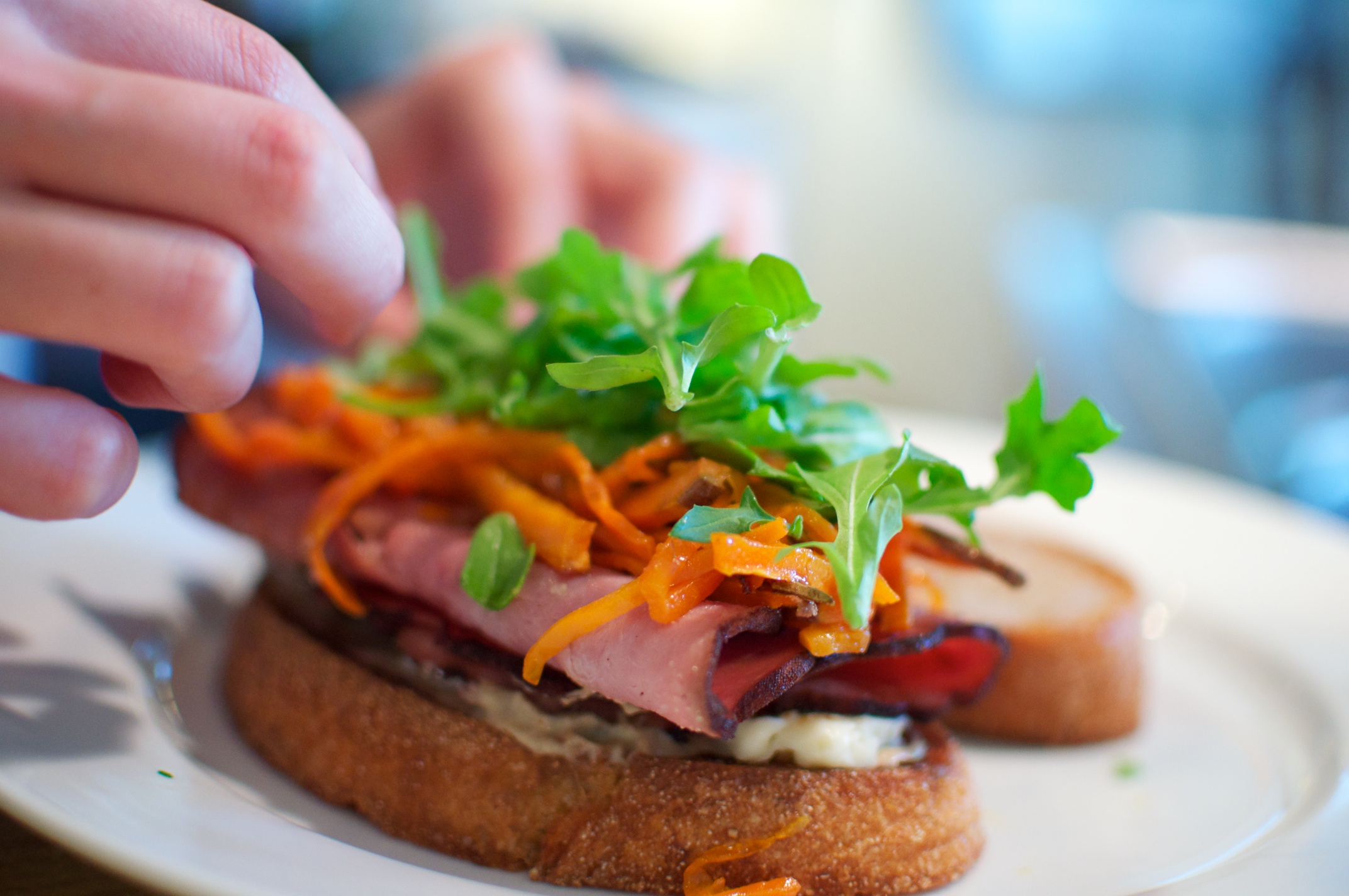Ham and Sweet Potato Sandwich