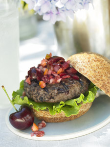 Cherry/Rosemary Burgers